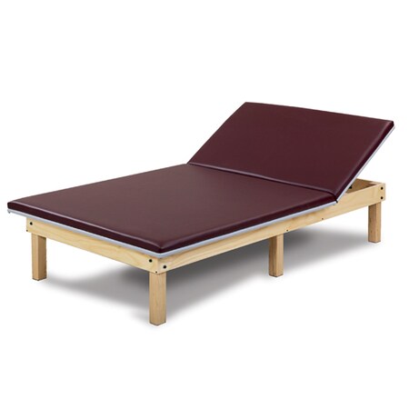 Clinton Upholstered Mat Platform with Adjustable Backrest, Desert Tan 241-68-3DT